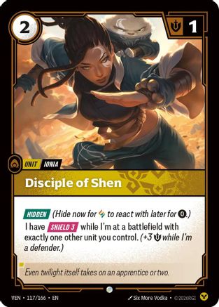Disciple of Shen (117) Foil - Vendetta