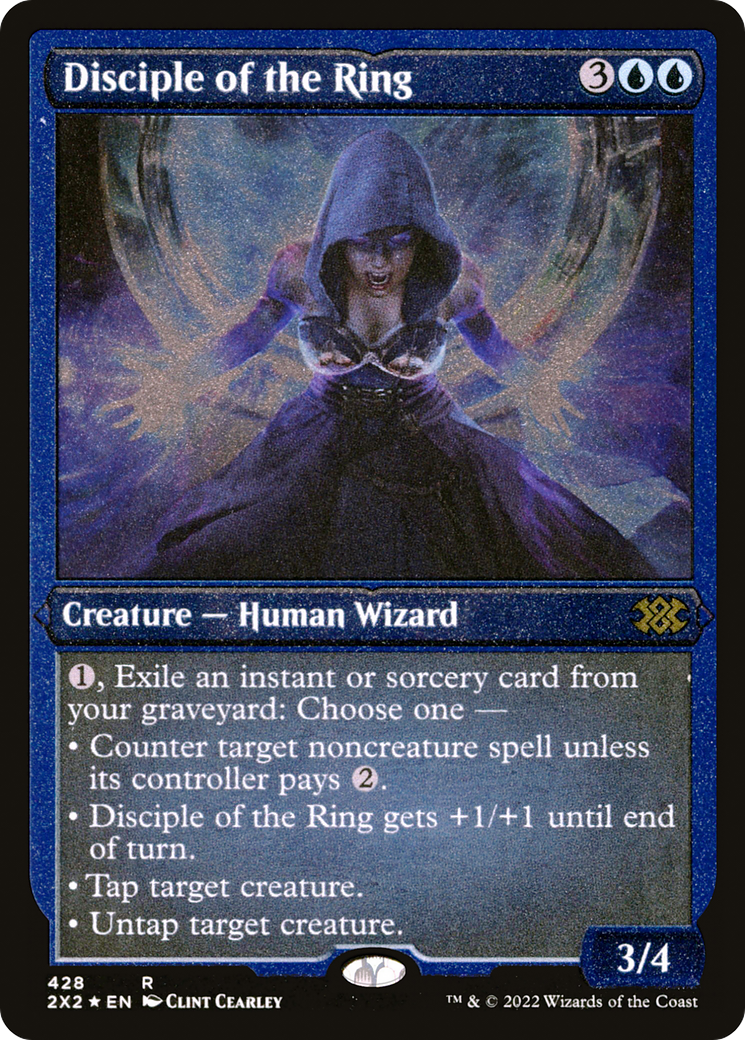 Disciple of the Ring (428) Etched Foil - Double Masters 2022