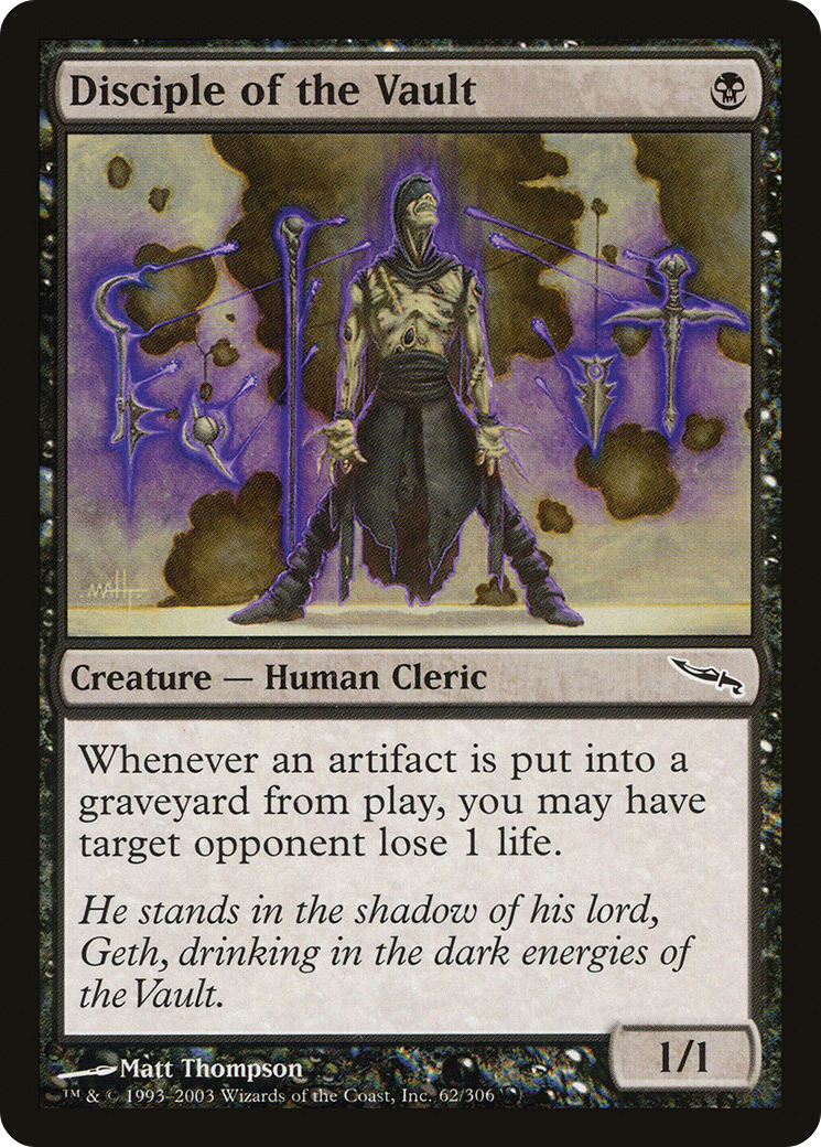 Disciple of the Vault (062) Foil - Mirrodin