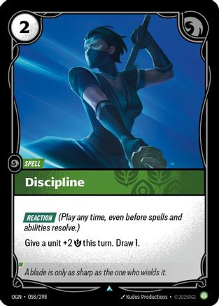 Discipline (058) Foil - Origins