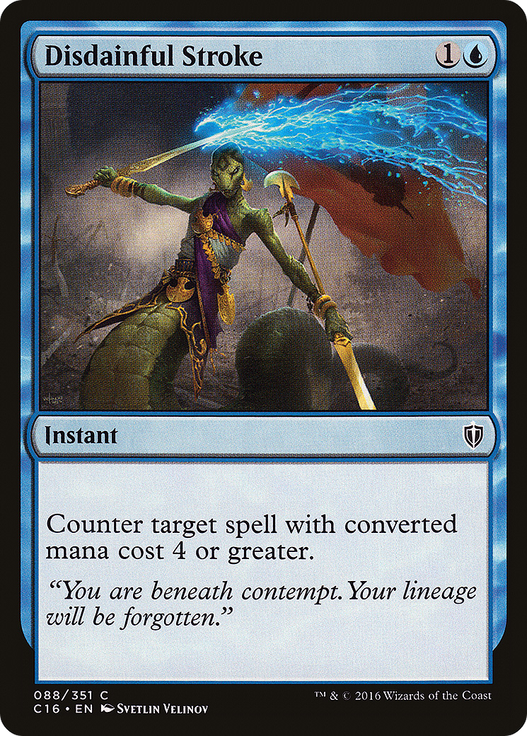 Disdainful Stroke (088) - Commander 2016
