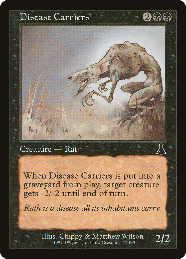 Disease Carriers (057) - Urza's Destiny