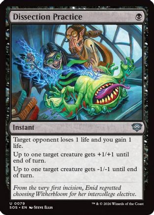 Dissection Practice (079) Foil - Secrets of Strixhaven