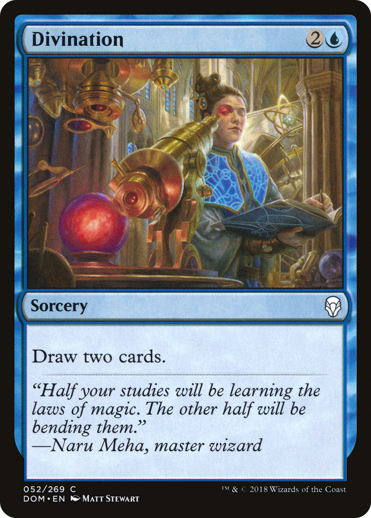 Divination (052) - Dominaria Foil