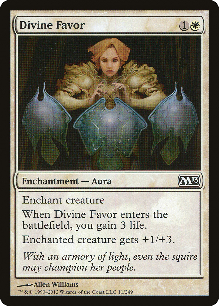 Divine Favor (011) Foil - Magic 2013