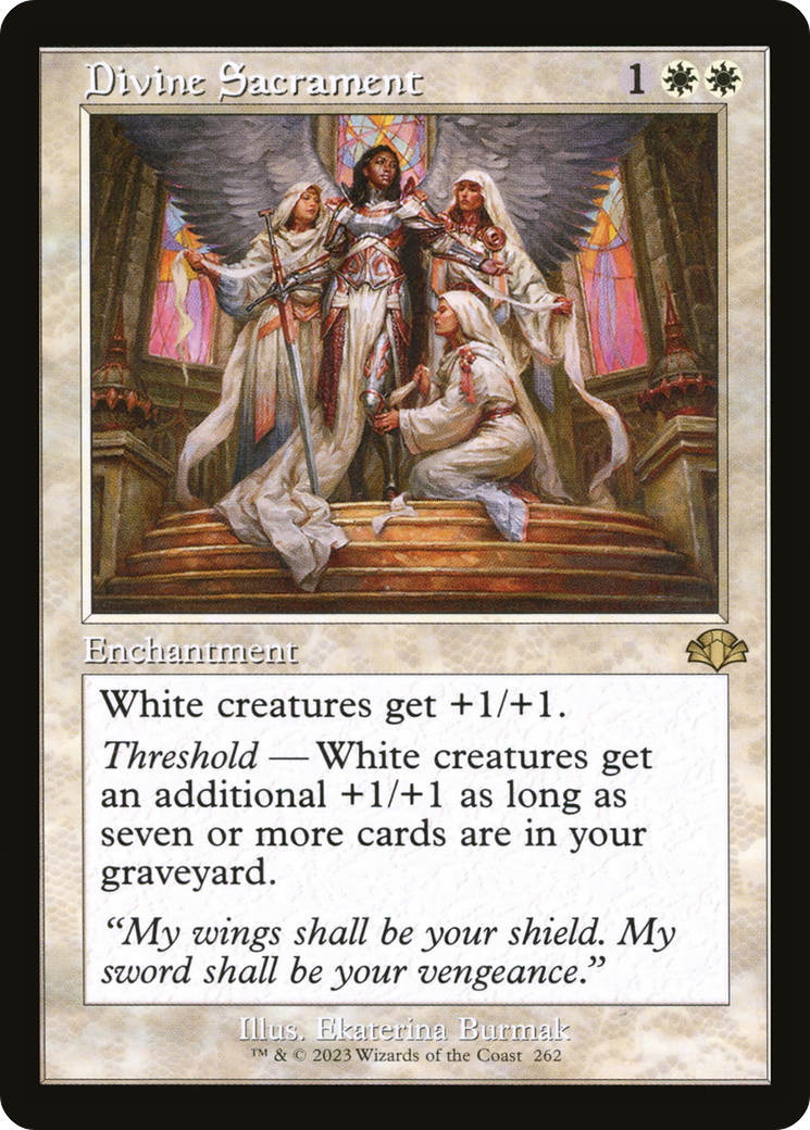 Divine Sacrament (Retro) (262) - Dominaria Remastered Foil