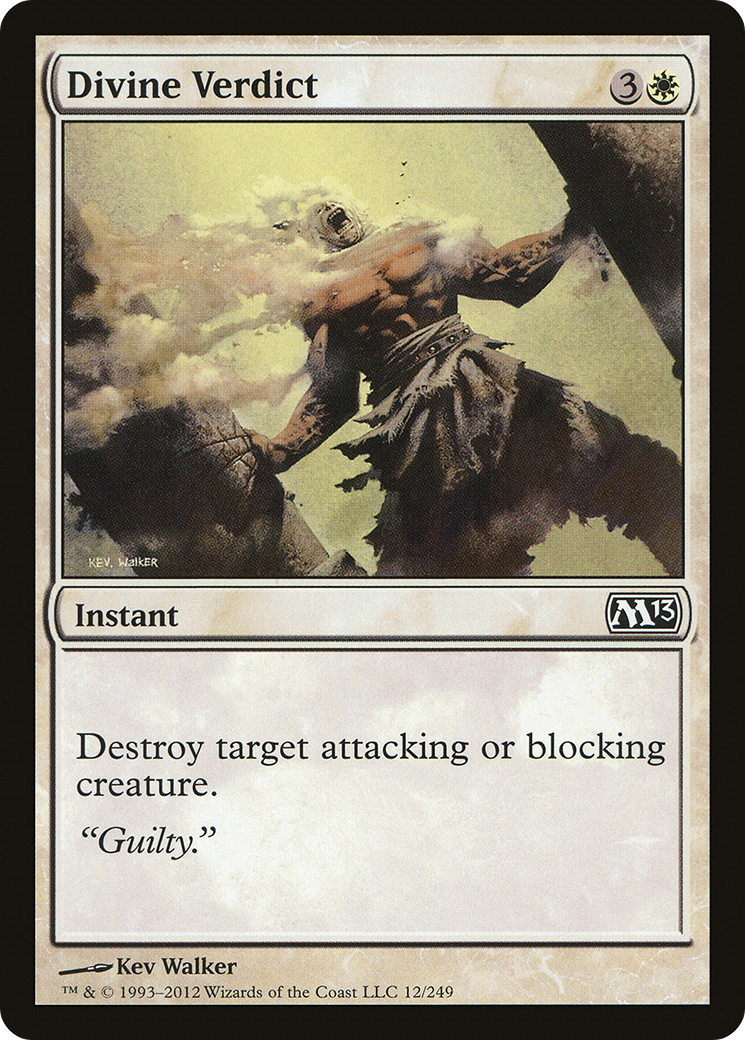 Divine Verdict (012) Foil - Magic 2013