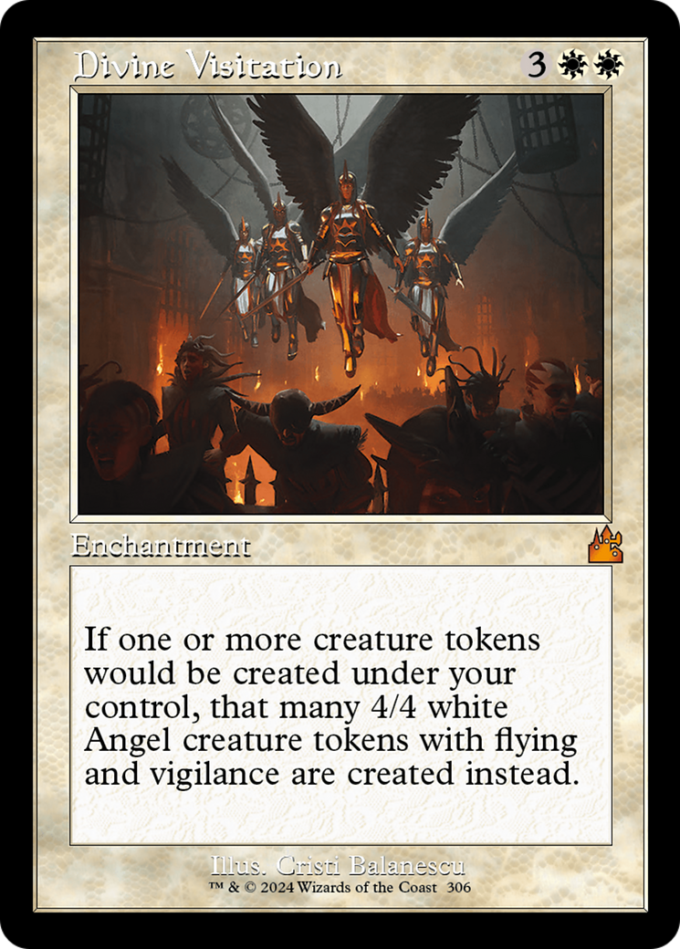 Divine Visitation (Retro) (306) Foil - Ravnica Remastered