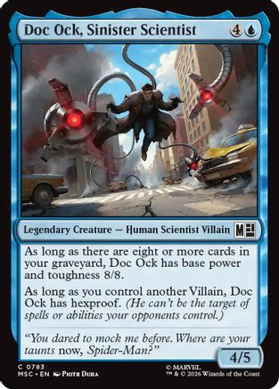Doc Ock, Sinister Scientist (783) Foil - Commander: Marvel Super Heroes