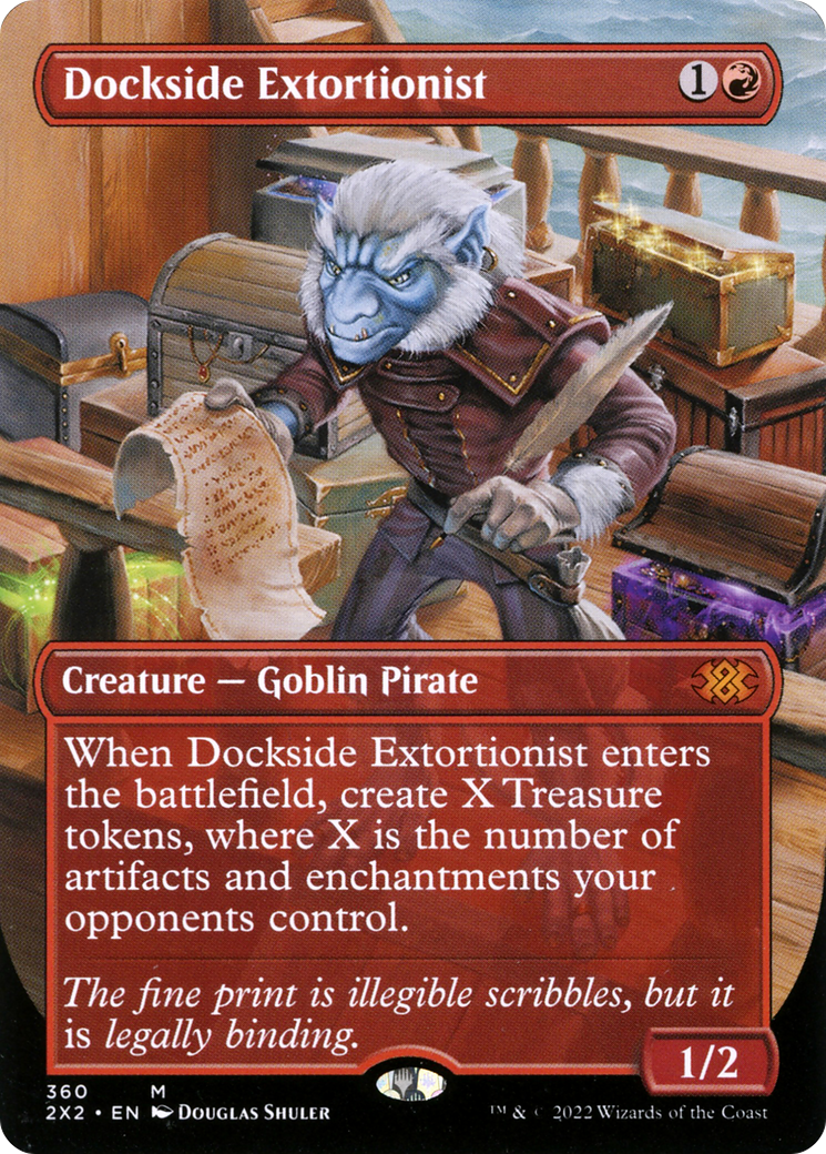 Dockside Extortionist (Borderless) (360) - Double Masters 2022
