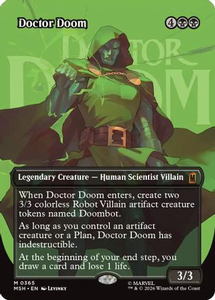 Doctor Doom (Borderless Logo) (365) Foil - Marvel Super Heroes