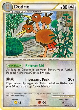 Dodrio (11) Reverse Holofoil - Undaunted