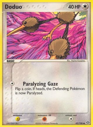Doduo (45) Reverse Holofoil - Emerald