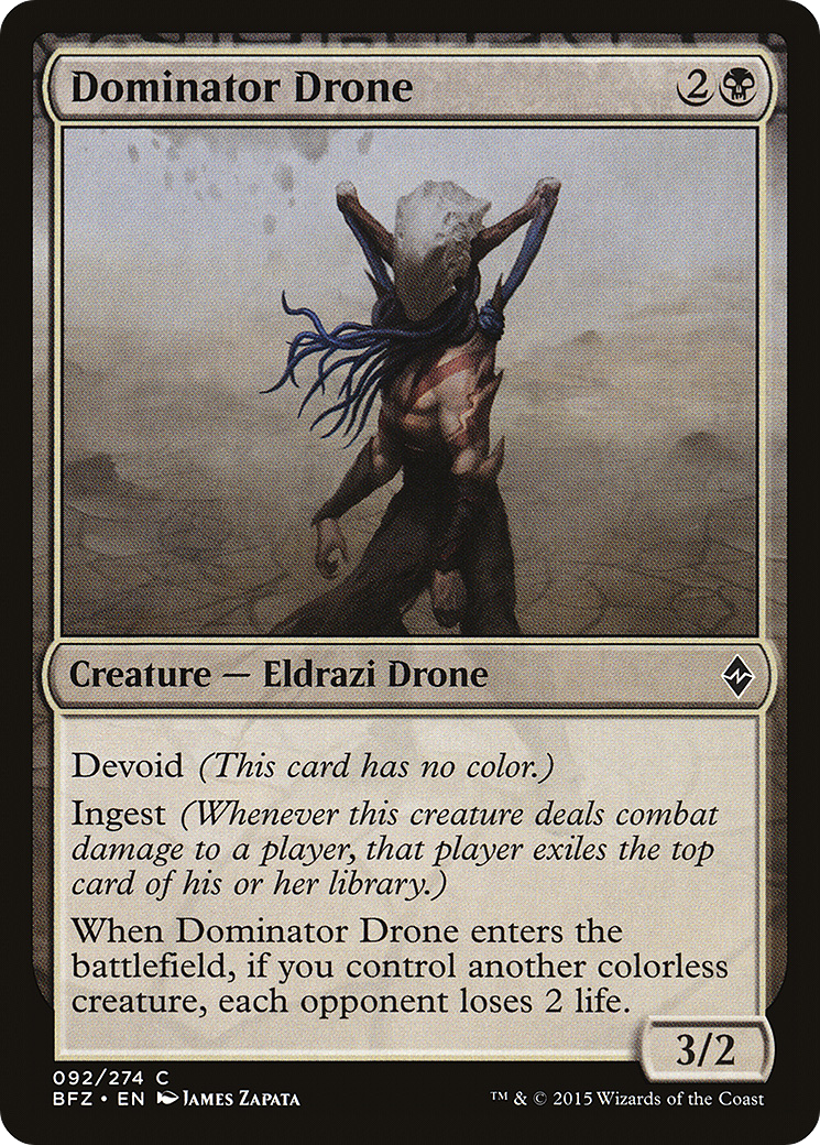 Dominator Drone (092) Foil - Battle for Zendikar