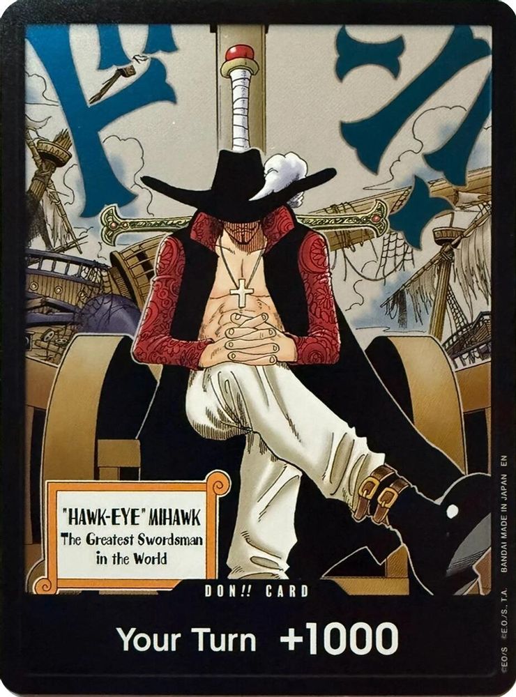 DON!! Card (Dracule Mihawk) Foil - OP14