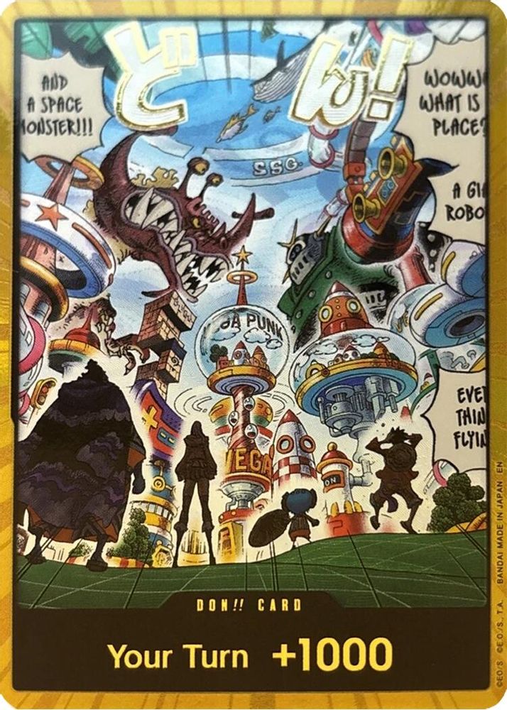 DON!! Card (Egghead) (Gold) Foil - OP14