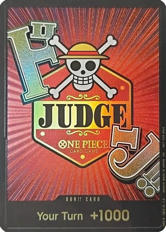 DON!! Card (Judge Promo) Foil - One Piece Promotion Cards