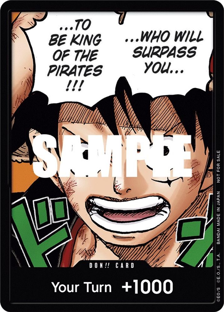 DON!! Card (Monkey.D.Luffy) (1st Anniversary DON!! Card Pack) Foil - One Piece Promotion Cards