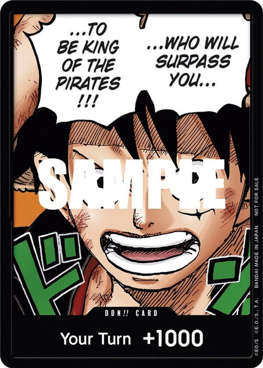 DON!! Card (Monkey.D.Luffy) (1st Anniversary DON!! Card Pack) Foil - One Piece Promotion Cards