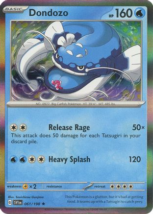 Dondozo (61) Reverse Holofoil - Scarlet & Violet