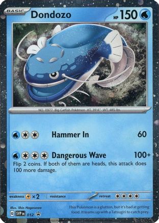 Dondozo (Cosmos Holo) (12) Holofoil - Black Star Promos