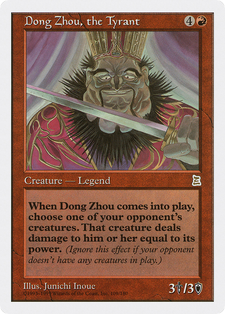 Dong Zhou, the Tyrant (109) - Portal Three Kingdoms
