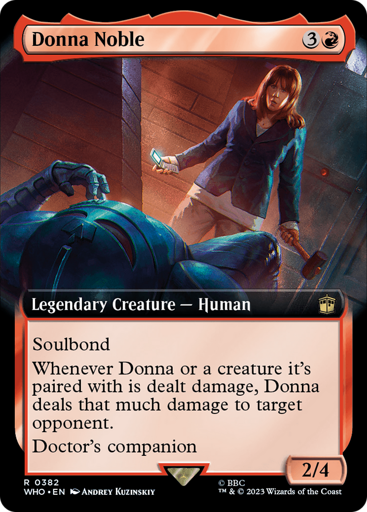 Donna Noble (Extended Art) (382) Foil - Doctor Who