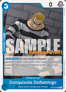 Donquixote Doflamingo (OP16-047) Release Event Cards