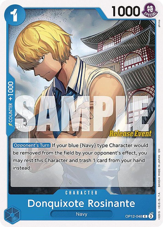 Donquixote Rosinante (OP12-048) Release Event Cards
