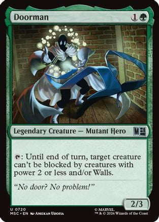 Doorman (720) Foil - Commander: Marvel Super Heroes