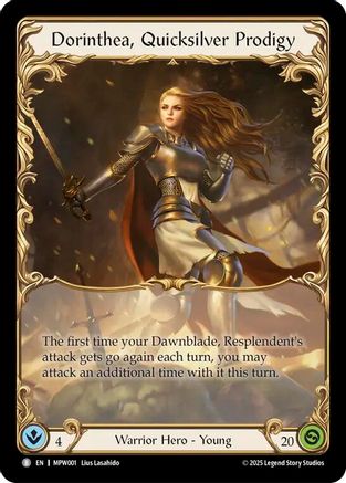 Dorinthea, Quicksilver Prodigy (MPW001) - Mastery Pack Warrior
