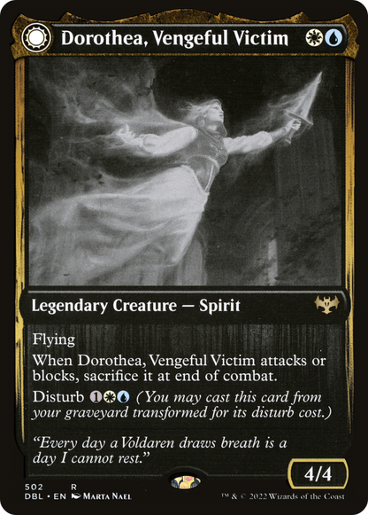 Dorothea, Vengeful Victim // Dorothea's Retribution (502) - Innistrad: Double Feature Foil