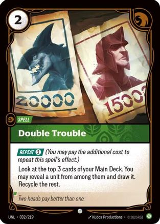 Double Trouble (032) Foil - Unleashed