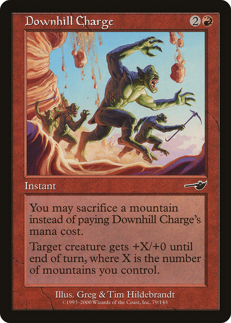 Downhill Charge (079) Foil - Nemesis