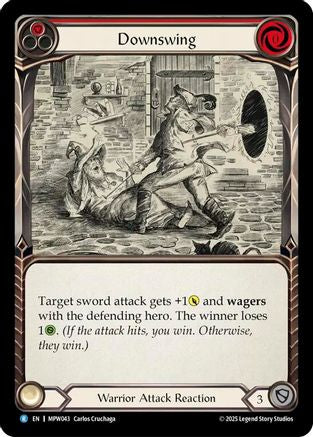 Downswing (Red) (MPW043) - Mastery Pack Warrior