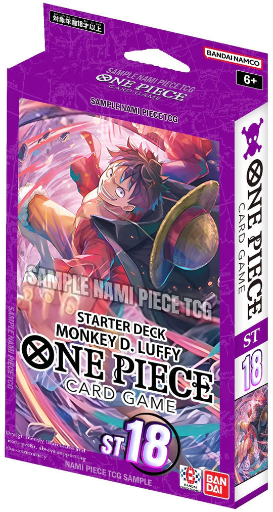 One Piece CG: Starter Deck - PURPLE Monkey.D.Luffy [ST-18] | Silver Goblin