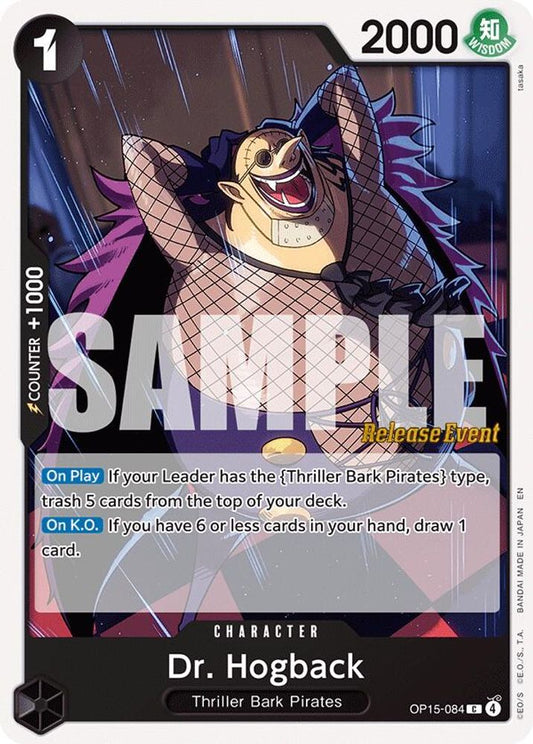 Dr. Hogback (OP15-084) Release Event Cards