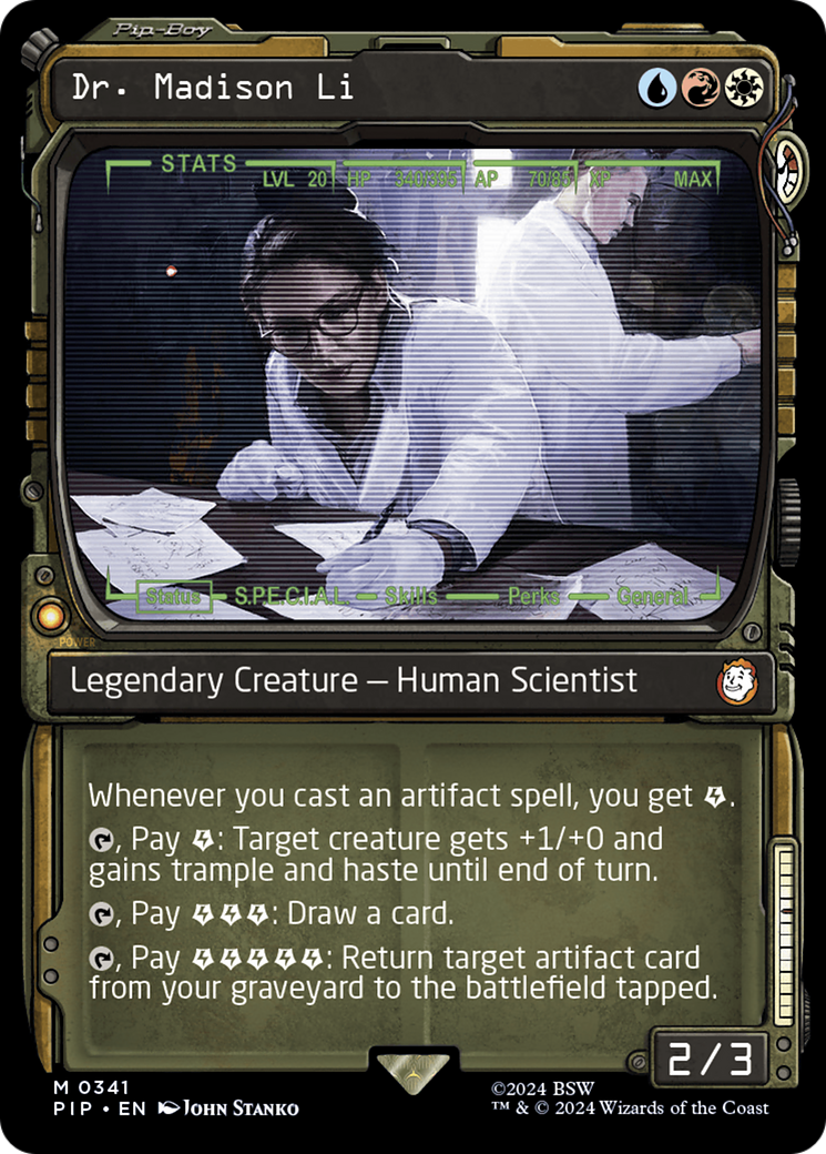 Dr. Madison Li (Showcase) (341) Foil - Fallout
