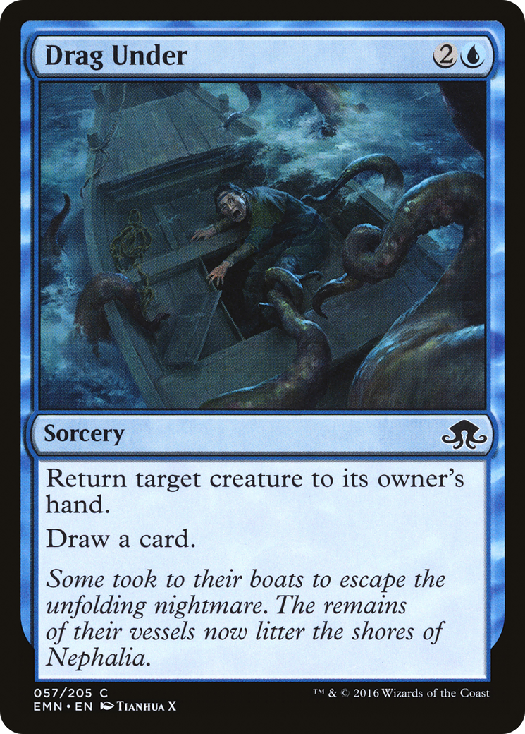 Drag Under (057) Foil - Eldritch Moon