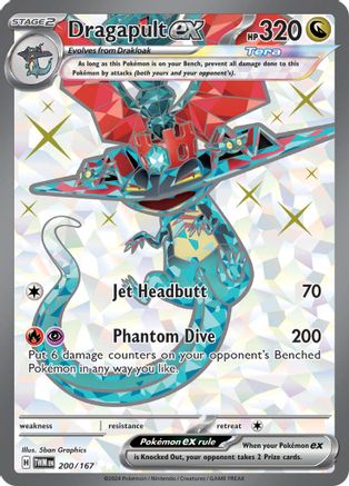 Dragapult ex (Full Art) (200) Holofoil - Twilight Masquerade