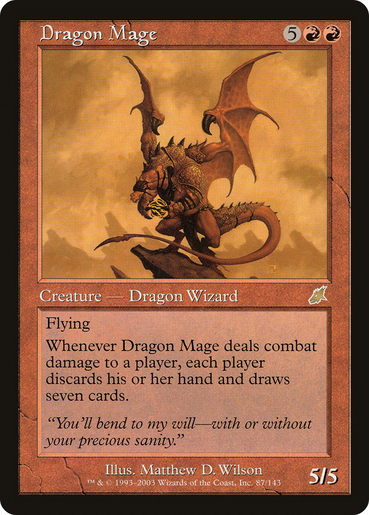Dragon Mage (087) Foil - Scourge