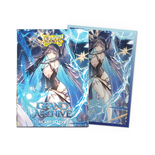 Dragon Shield Matte Art Sleeves: Grand Archive - Raziel, Archangel of Libra [100ct]