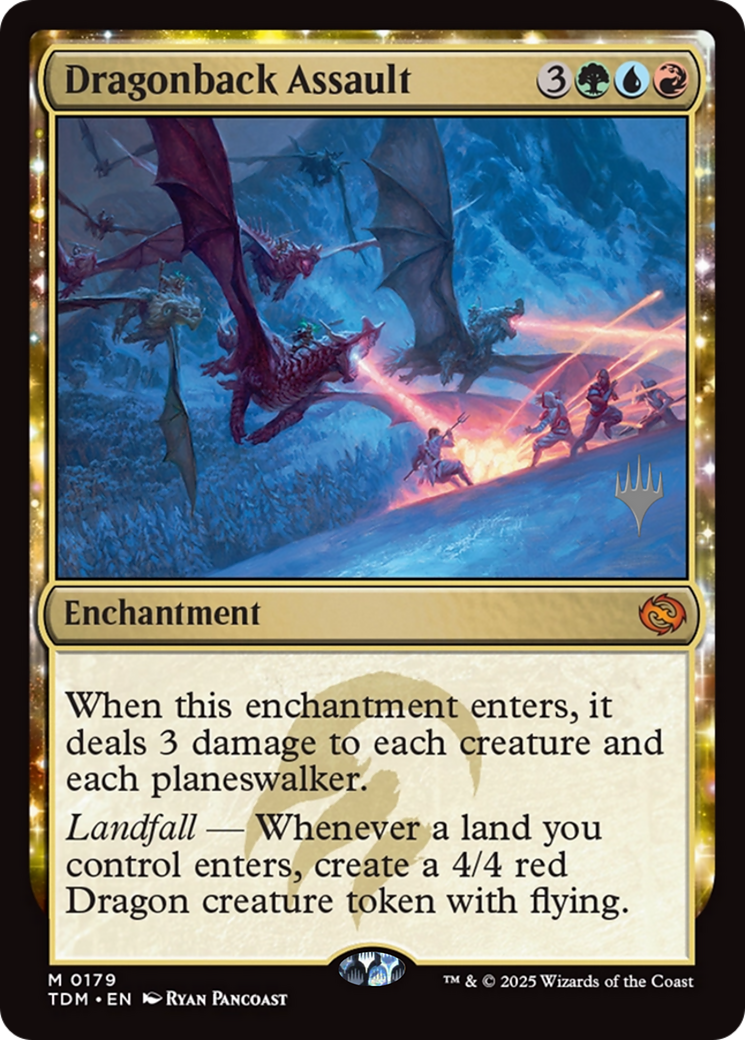 Dragonback Assault (Promo Pack) (179) Foil - Tarkir: Dragonstorm