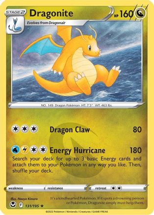 Dragonite (131) Reverse Holofoil - Silver Tempest