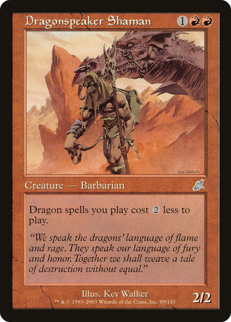 Dragonspeaker Shaman (089) Foil - Scourge