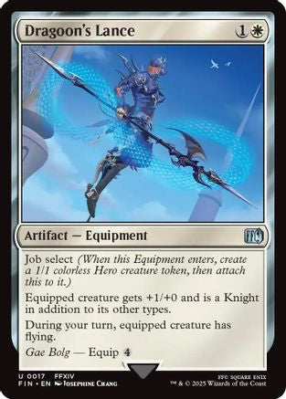 Dragoon's Lance (017) Foil - FINAL FANTASY