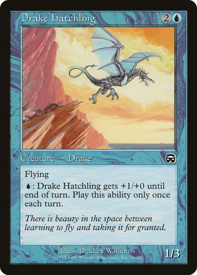Drake Hatchling (076) Foil - Mercadian Masques