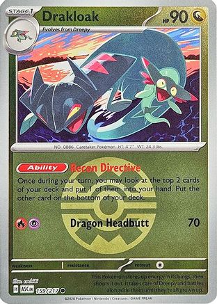 Drakloak (Quick Ball) (159) Reverse Holofoil - Ascended Heroes