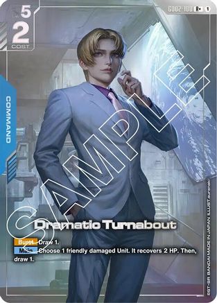 Dramatic Turnabout (R+) (GD02-100) Holofoil - Dual Impact