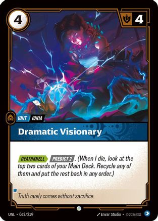 Dramatic Visionary (062) Foil - Unleashed